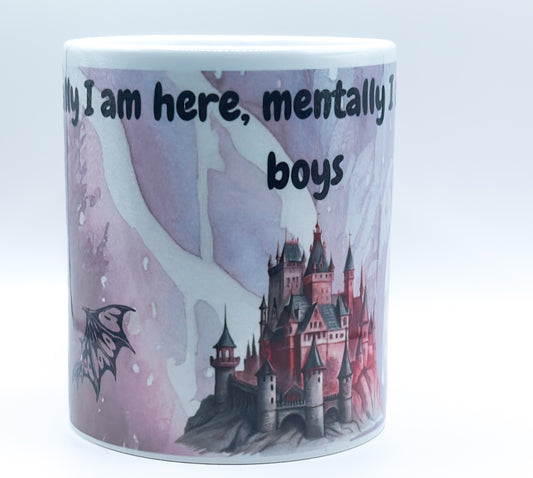 'Physically I Am Here, Mentally I Am With The Bat Boys'; ACOTAR Mug